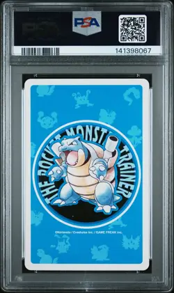 PSA 9 Charmander Ace of Clubs #004 Pokemon Blue Poker Playing Card Vintage 1996 - Image 3