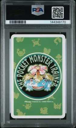 PSA 10 - Articuno #144 4 of Hearts Pokemon Green Poker Playing Card Vintage 1996 - Image 3