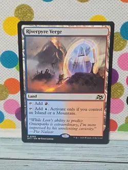 Magic: The Gathering Riverpyre Verge DFT-EN260 Rare Land Regular Card - Image 1