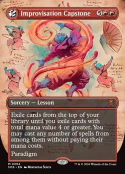 1x Improvisation Capstone - Extended Art NM Eng MTG - Secrets of Strixhaven - Image 1