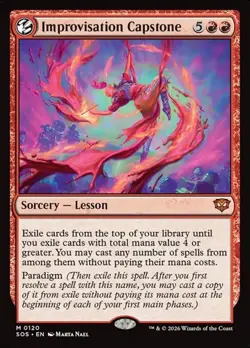 1x Improvisation Capstone NM Eng MTG - Secrets of Strixhaven - Image 1