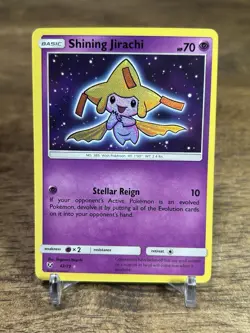 Pokemon TCG Shining Jirachi Shiny Holo Rare Shining Legends 42/73 - Image 1