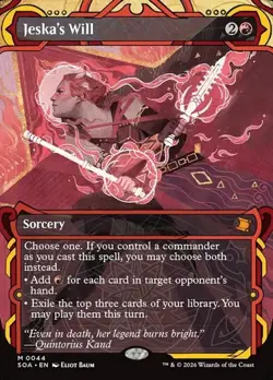 1x Jeska's Will - Extended Art NM Eng MTG - Secrets of Strixhaven - Image 1