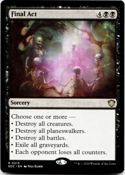 Final Act [Commander: Secrets of Strixhaven] SOC Magic MTG 💀💀 - Image 1