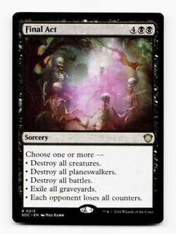 Final Act [Commander: Secrets of Strixhaven] SOC Magic MTG 💀💀 - Image 3