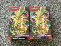 2026 Pokemon TCG Ascended Heroes Booster Bundle Box Lot of 2 - Image 1