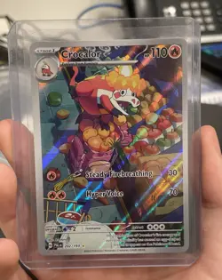 Crocalor 202/193 - Paldea Evolved Pokemon TCG - Near Mint Holofoil - Image 1