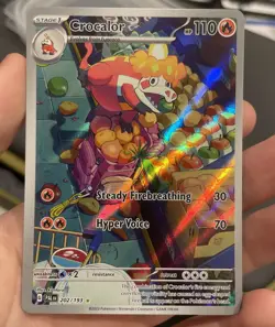 Crocalor 202/193 - Paldea Evolved Pokemon TCG - Near Mint Holofoil - Image 3