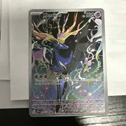 Pokemon Xerneas 091/086 Chaos Rising Rare Full Art Holo Basic 130 HP - Image 1