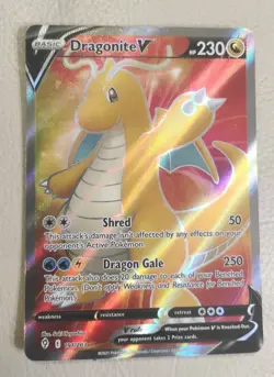 Pokemon Dragonite V 191/203 Evolving Skies Ultra Rare Full Art Holo 230HP - Image 1