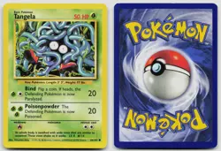 TANGELA 66/102 COMMON BASE SET UNLIMITED POKEMON LP - Image 3