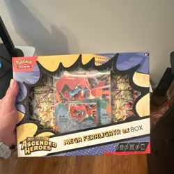 Pokemon TCG Ascended Heroes Mega Evolution ex Box (Meganium, Emboar, Feraligatr) - Image 2