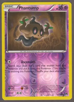 Pokemon Phantump 64/122 BREAKpoint Reverse Holo 2016 NM - Image 1