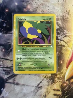 Pokemon TCG Oddish Neo Genesis 68 Regular Unlimited Common - Image 3