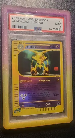 PSA 9 Alakazam Reverse Holo #2 Pokemon Skyridge [April 26th 2026] US/UK/EU/CA - Image 2