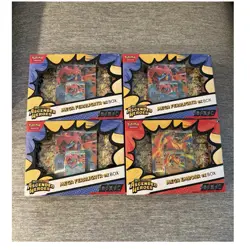 Pokemon TCG Mega Evolution Ascended Heroes ex Box Lot (4) Feraligatr & Emboar - Image 1