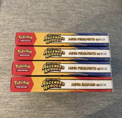 Pokemon TCG Mega Evolution Ascended Heroes ex Box Lot (4) Feraligatr & Emboar - Image 3