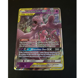 Pokemon Mewtwo & Mew GX TAG TEAM Ultra Rare Holo (Unified Minds, 71/236) - Image 1