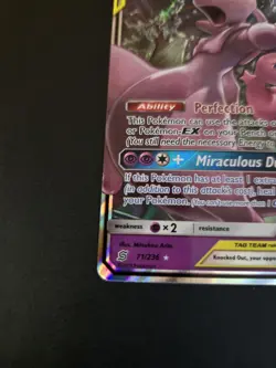 Pokemon Mewtwo & Mew GX TAG TEAM Ultra Rare Holo (Unified Minds, 71/236) - Image 5