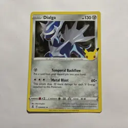 Dialga 020/025 Pokemon 25th Anniversary Celebrations Holo Rare Pokemon M/NM b - Image 1