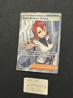 Pokemon Destined Rivals - Team Rocket’s Ariana - 224/182 - Full Art Rare - M/NM - Image 4