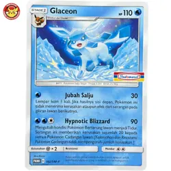 Glaceon Promo 162/SM-P Indomaret Stamp Pokemon TCG Indonesia - Image 1
