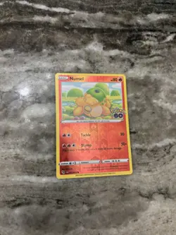Pokemon TCG Numel 13 Peelable Ditto Reverse Holo Pokemon Go Unpeeled LP - Image 1