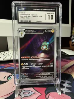 The Pokemon Company Bellibolt SV3 112/108 Art Rare Holo JP 2023 CGC 10 - Image 1