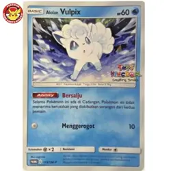 Alolan Vulpix Promo 173/SM-P Pokemon Indonesia - Image 1