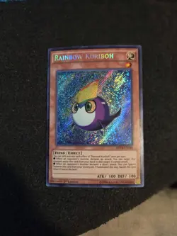 Yugioh Rainbow Kuriboh MP14-EN188 Secret Rare 1st Edition - Image 1