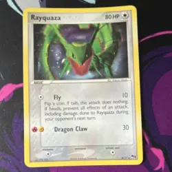 Pokemon TCG Pop Series Rayquaza 2005/2006 7 card lot vintage holo Swirl&cosmos - Image 2