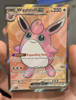 Wigglytuff ex - 187/165 - Ultra Rare - 151 - Pokemon Card - NM/M - Image 3