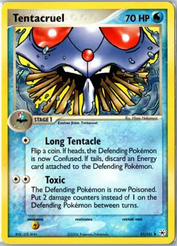Pokemon Card - Tentacruel 51/101 Hidden Legends Uncommon Moderately Played - Image 1