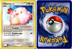 Pokemon Card - Chansey 76/123 Mysterious Treasures Common Heavily Played - Image 3