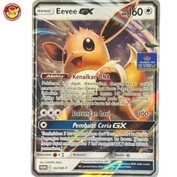 Eevee GX Promo 132/SM-P Gym Stamp Participation Pokemon Indonesia - Image 1