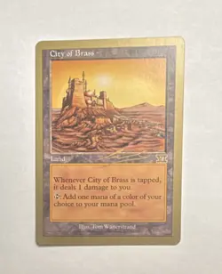 WOTC MtG City of Brass Land World Championship Decks Brussels 2000 - Image 1
