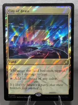 City of Brass (Surge Foil) Commander: Teenage Mutant Ninja Turtles Foil - Image 1