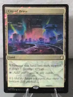 City of Brass (Surge Foil) Commander: Teenage Mutant Ninja Turtles Foil - Image 2