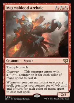 1x Magmablood Archaic NM Eng MTG - Secrets of Strixhaven - Image 1
