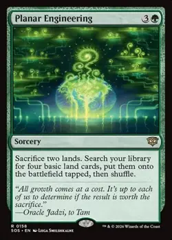1x Planar Engineering NM Eng MTG - Secrets of Strixhaven - Image 1