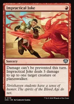 1x Impractical Joke NM Eng MTG - Secrets of Strixhaven - Image 1