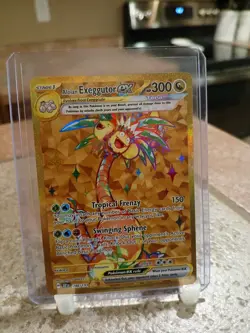 Pokemon TCG Alolan Exeggutor EX 248/191 Surging Sparks Gold Hyper Rare - Image 1