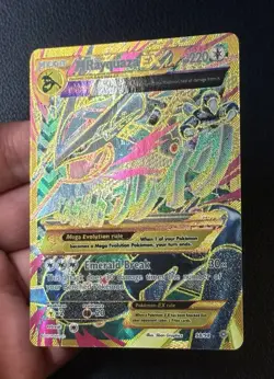 2015 Pokemon Shiny Mega Rayquaza EX Full Art 98/98 XY Ancient Origins NM - Image 4