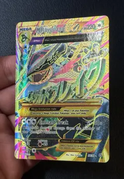 2015 Pokemon Shiny Mega Rayquaza EX Full Art 98/98 XY Ancient Origins NM - Image 5