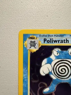 Poliwrath 13/102 Holo Rare Unlimited Base Set WOTC Pokemon Card TCG Vintage - Image 2