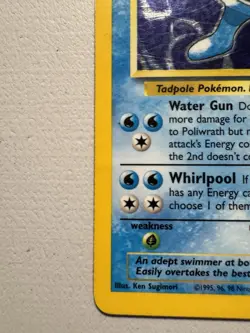 Poliwrath 13/102 Holo Rare Unlimited Base Set WOTC Pokemon Card TCG Vintage - Image 4