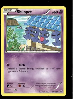 Pokemon Shuppet 30/108 Roaring Skies Non Holo Common 2 Card Lot - Image 1
