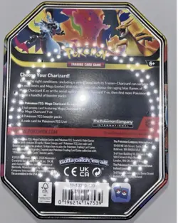 Mega Charizard Ex Tin - Mega Charizard X EX - Pokemon TCG Sealed 🔥 - Image 2
