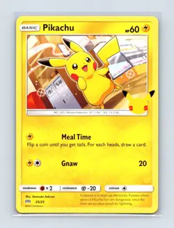 Pikachu 025/025 Promo McDonald's 25th Anniversary Promos Pokemon Near Mint - Image 1