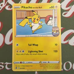 Pikachu On The Ball 001/005 Futsal Promo Pokemon TCG Great Centering Blackstar - Image 3